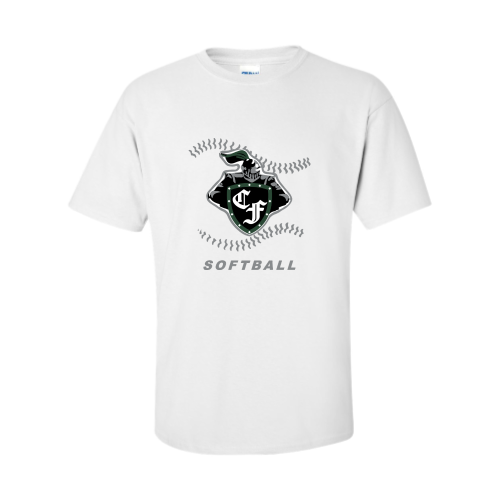 Load image into Gallery viewer, Clear Falls HS - Softball - Adult Short Sleeve Cotton Tee
