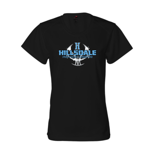 Hillsdale Basketball - Badger - B-Dry Core Ladies T-Shirt