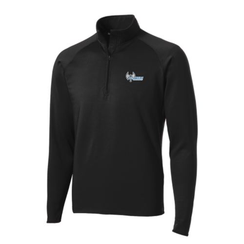 Hillsdale Football - Sport Wicking 1/4 Zip Pullover Black