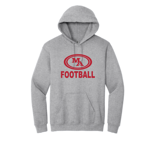 Load image into Gallery viewer, MA Football -  Adult Pullover Hood Sweatshirt
