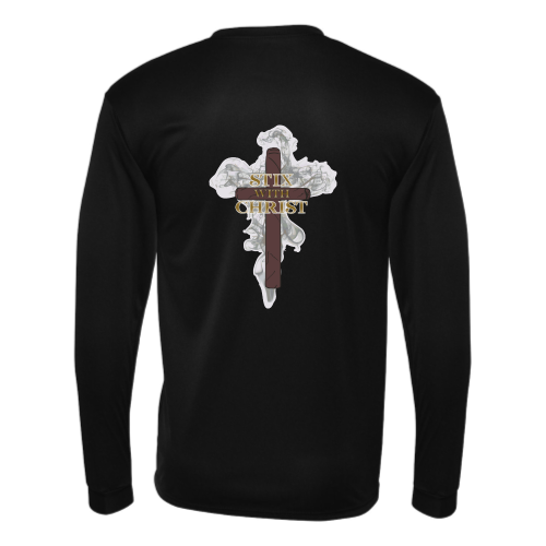 Load image into Gallery viewer, Stix with Christ - Adult LS Performance Tee
