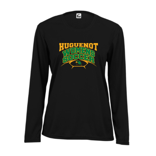 Huguenot Soccer - Ladies LS Performance Tee