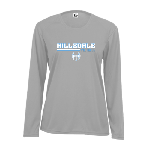 Hillsdale High -  Ladies LS Performance Tee