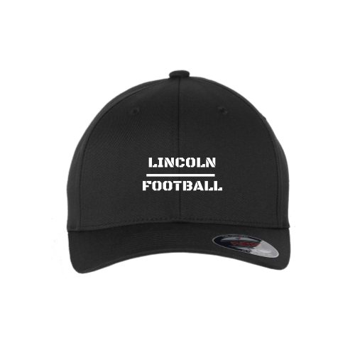 Lincoln Football - Cotton Blend Fitted Cap - Black