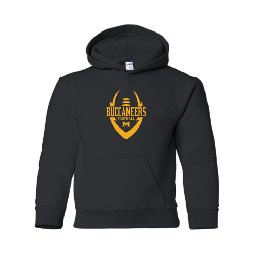 Milford Buccaneers - Youth Pullover Hood Sweatshirt