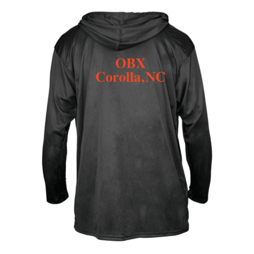 Load image into Gallery viewer, The Lucky Viking -  Adult LS Performance Tee with Hood
