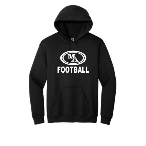 MA Football -  Adult Pullover Hood Sweatshirt