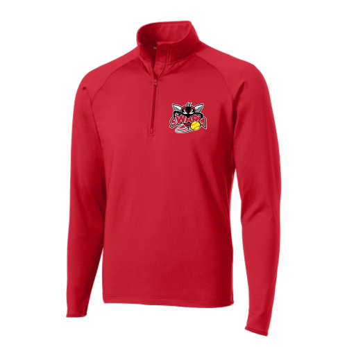 Load image into Gallery viewer, Heyworth Swarm - SoftBall - Sport Wicking 1-4 Zip Pullover
