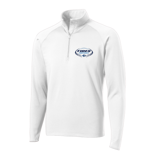 Load image into Gallery viewer, Peninsula Youth Football - Sport Wicking 1-4 Zip Pullover - White
