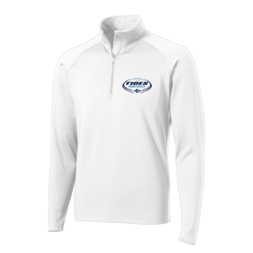 Peninsula Youth Football - Sport Wicking 1-4 Zip Pullover - White