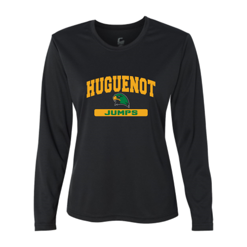 Huguenot Track and Field Jumps - Youth LS Performance Tee