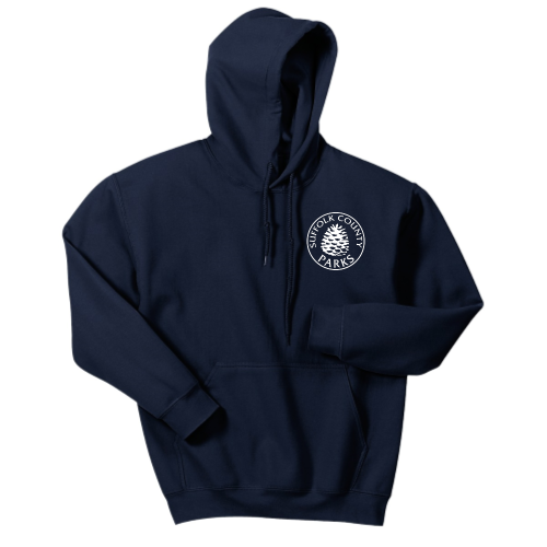 Suffolk County Left Chest - Adult Pullover Hood Sweatshirt