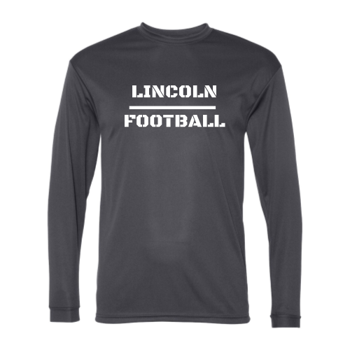 Load image into Gallery viewer, Lincoln Football - Adult LS Performance Tee
