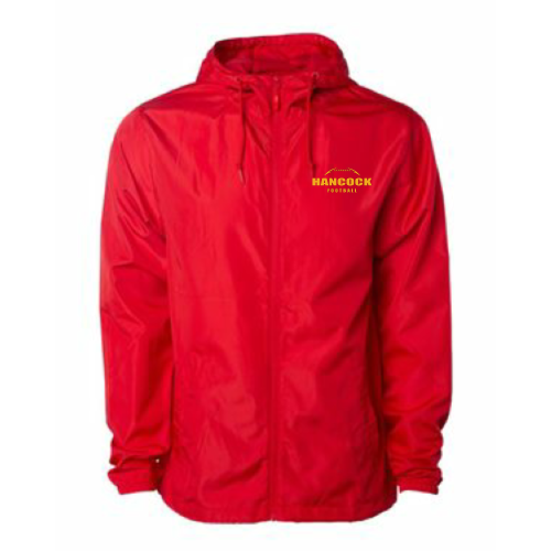 Hancock HS -  Independent Trading Co. - Lightweight Windbreaker Full-Zip Jacket