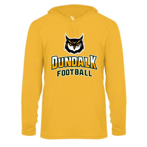 Load image into Gallery viewer, Dundalk High School - Adult LS Performance Tee with Hood
