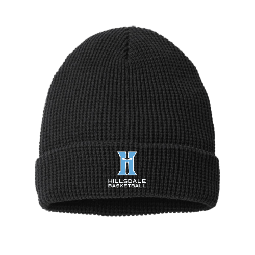Hillsdale Basketball - Richardson - 146R Waffle Beanie - Black