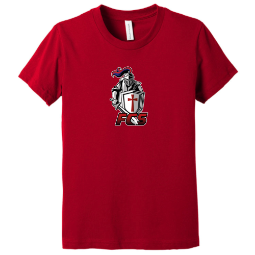 Faith Christian School - Canvas Adult Short Sleeve Cotton Tee