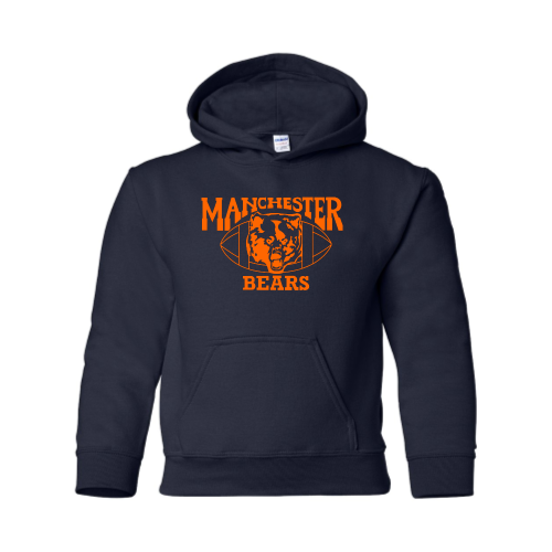 Load image into Gallery viewer, Manchester Bears Football -  Youth Pullover Hood Sweatshirt
