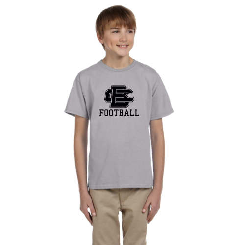 BCAS Football -  Youth Short Sleeve Cotton Tee