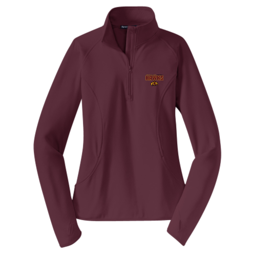 Load image into Gallery viewer, Blackville Hilda Football - Ladies Sport Wicking 1-4 Zip Pullover
