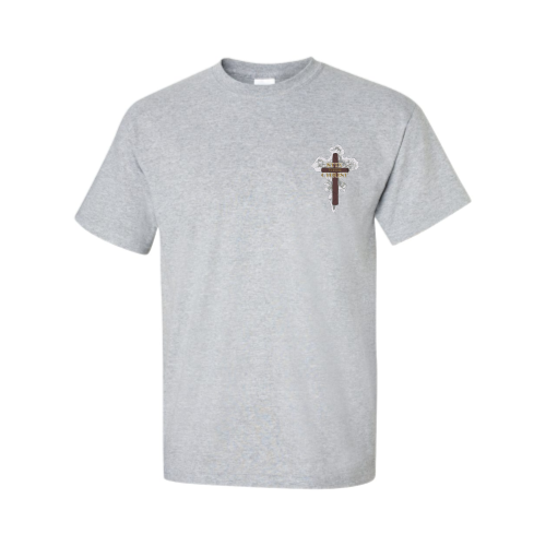 Load image into Gallery viewer, Stix with Christ - Adult Short Sleeve Cotton Tee
