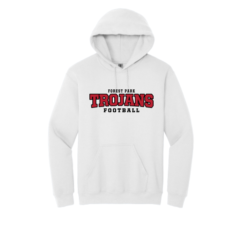 Load image into Gallery viewer, Forest Park Trojans - Adult Pullover Hood Sweatshirt
