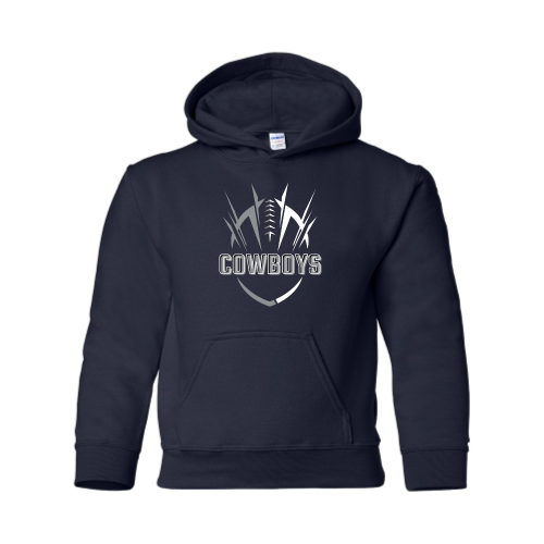 Tanque Cowboys - Youth Pullover Hood Sweatshirt