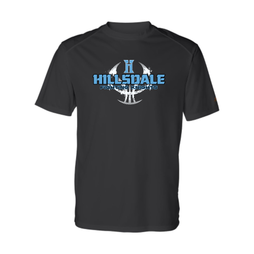 Hillsdale Basketball - Badger - B-Core T-Shirt with Sport Shoulders