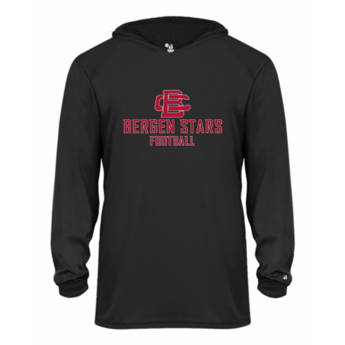 BCAS All Stars -  Youth LS Performance Tee with Hood