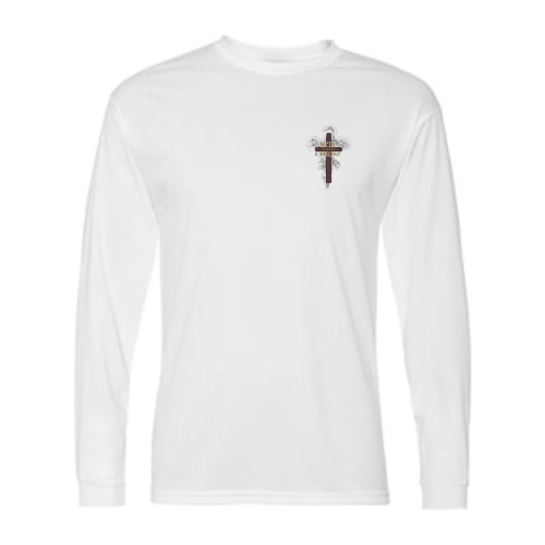 Load image into Gallery viewer, Stix with Christ - Adult LS Performance Tee
