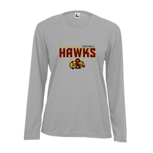 Load image into Gallery viewer, Blackville Hilda Football - Ladies LS Performance Tee
