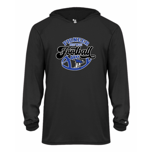 Load image into Gallery viewer, Cros-Lex Football -  Youth LS Performance Tee with Hood
