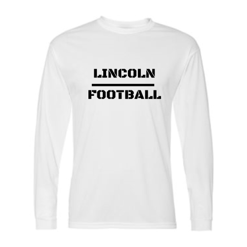 Load image into Gallery viewer, Lincoln Football - Adult LS Performance Tee
