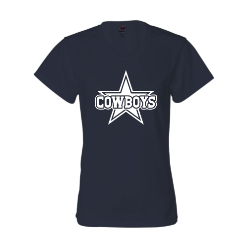 TV Cowboys - Ladies B-Core SS Performance Tee