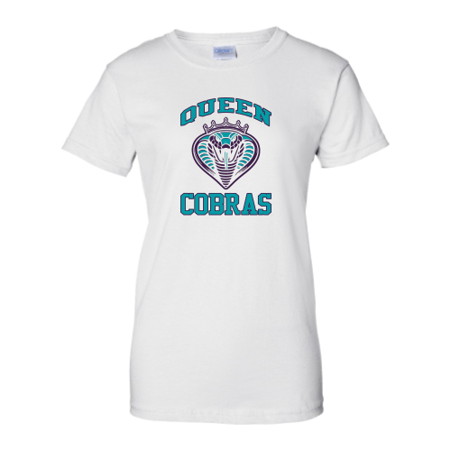 Load image into Gallery viewer, Queen Cobras - Ladies Short Sleeve Cotton Tee
