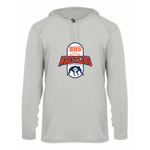 Beech HS - Wrestling - Adult LS Performance Tee with Hood