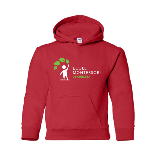 Load image into Gallery viewer, Ecole Montessori - Youth Pullover Hood Sweatshirt
