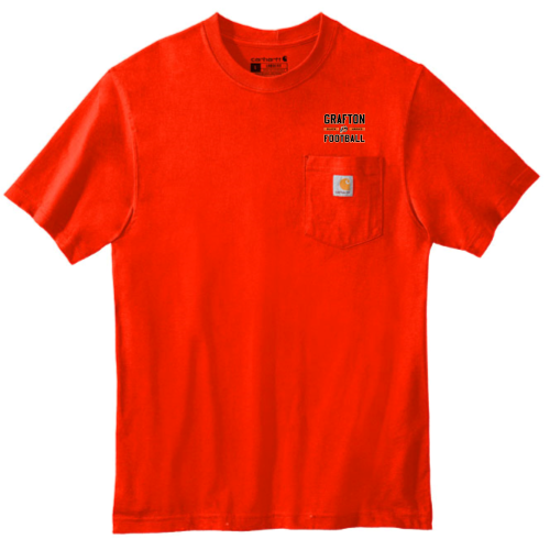 Load image into Gallery viewer, Grafton Black Hawks - Carhartt Workwear Pocket Short Sleeve T-Shirt
