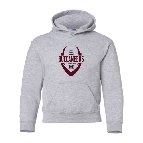 Milford Buccaneers - Youth Pullover Hood Sweatshirt