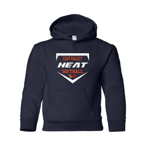 East Valley Heat Club Softball - Youth Pullover Hood Sweatshirt