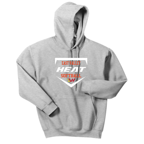 East Valley Heat Club Softball - Adult Pullover Hood Sweatshirt