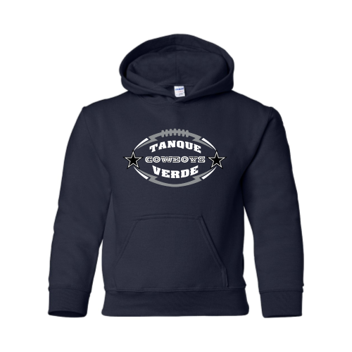 Load image into Gallery viewer, Tanque Verde Cowboys - Youth Pullover Hood Sweatshirt
