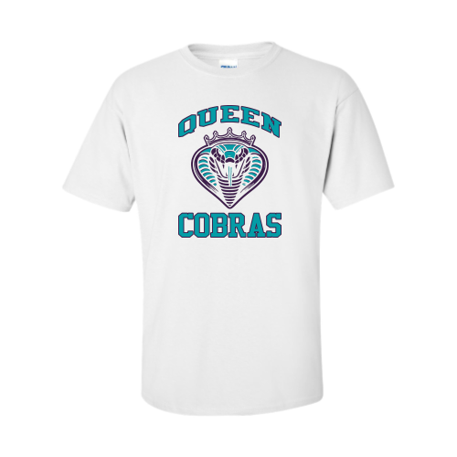 Load image into Gallery viewer, Queen Cobras - Adult Short Sleeve Cotton Tee
