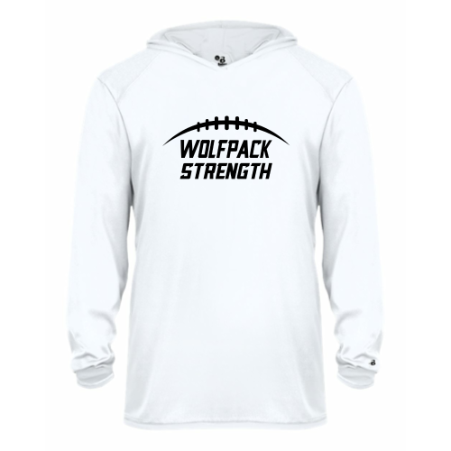 Lincoln HS - Youth LS Performance Tee with Hood