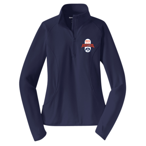 Load image into Gallery viewer, Beech HS - Wrestling - Ladies Sport Wicking 1-4 Zip Pullover
