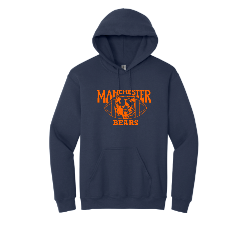 Manchester Bears Football -  Adult Pullover Hood Sweatshirt