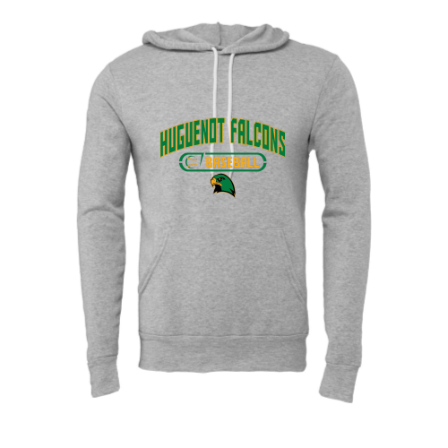 Huguenot Falcons Baseball - Adult Premium Pullover Hood Sweatshirt