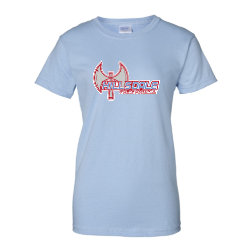 Hillsdale Football - Ladies Short Sleeve Cotton Tee