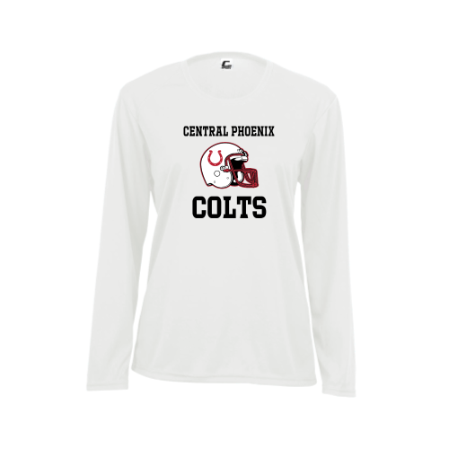 Load image into Gallery viewer, Central Phoenix Colts YFB - Ladies LS Performance Tee
