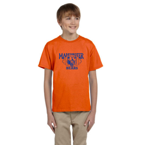 Load image into Gallery viewer, Manchester Bears Football -  Youth Short Sleeve Cotton Tee
